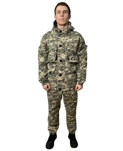 Камуфляжный костюм с утеплителем Горка-8 (цифра)