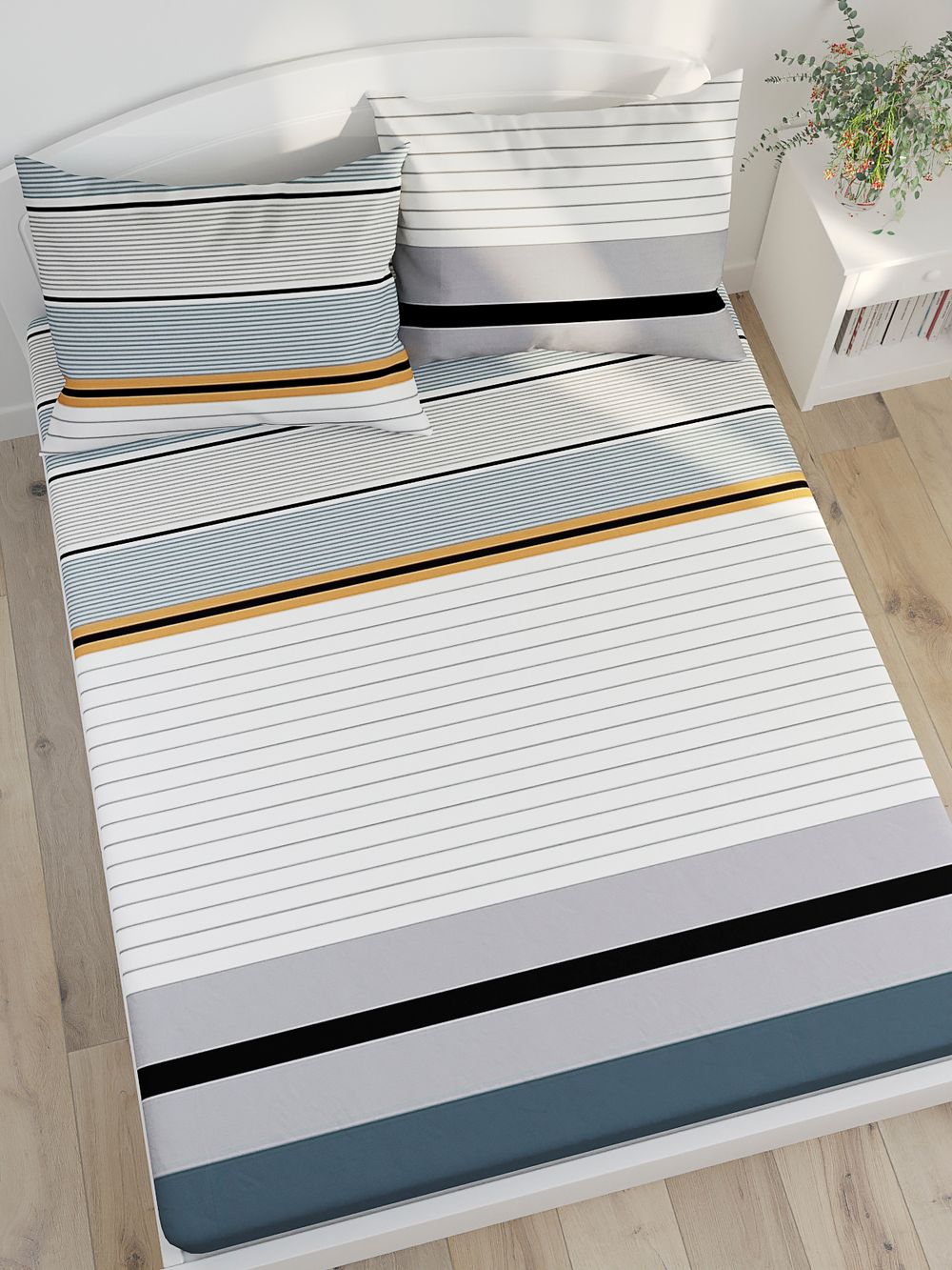 Простынь Сказка "Аляска" 240х215 см, перкаль