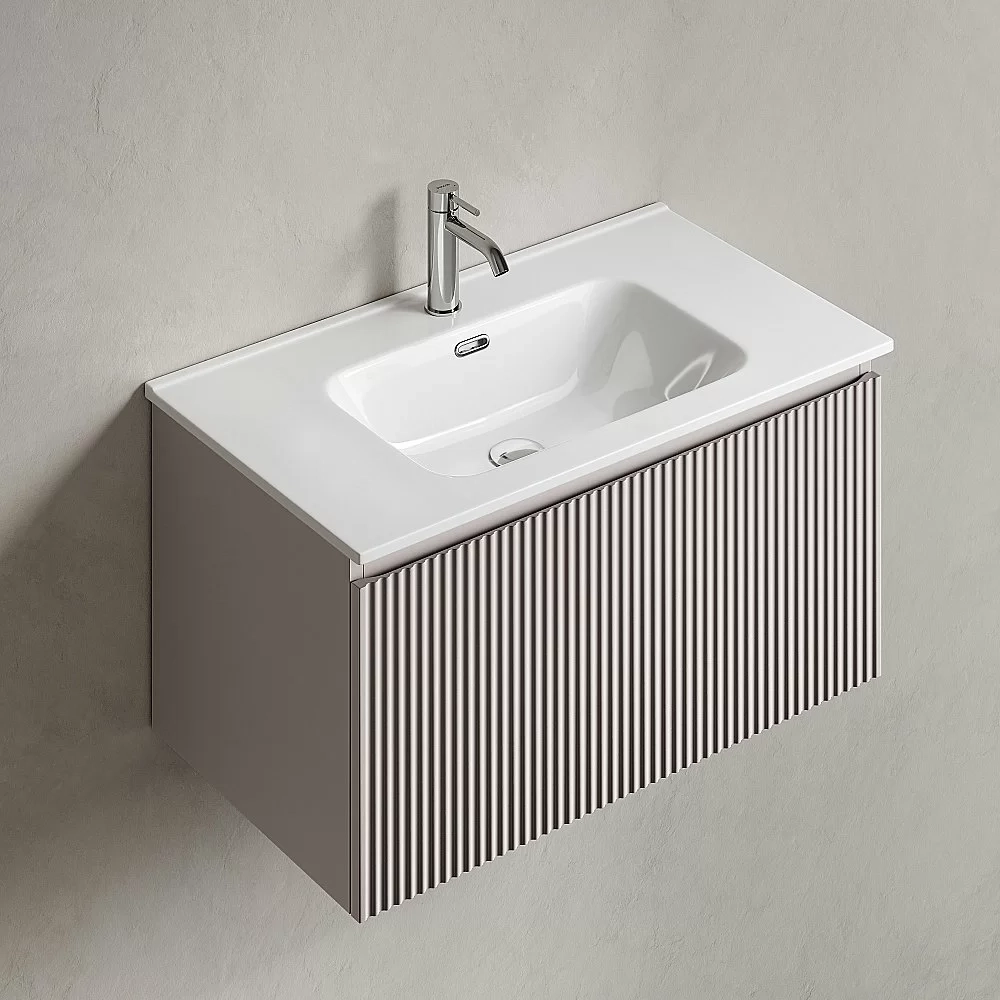 Тумба с раковиной Sancos Snob R 1.0 SNR1.080SM/CN7005 Doha Soft