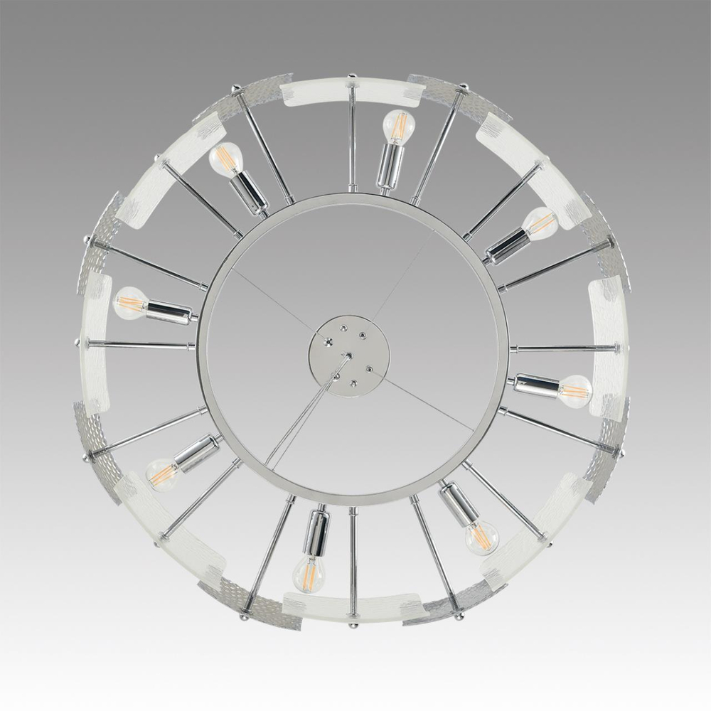 6588/8 MODERNI LN25 146 хром/тонированное стекло, металл/стекло Люстра подвесная E14 8*40W 220V LIBERTI