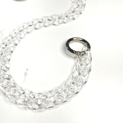 Ручка цепь пластиковая Прозрачный