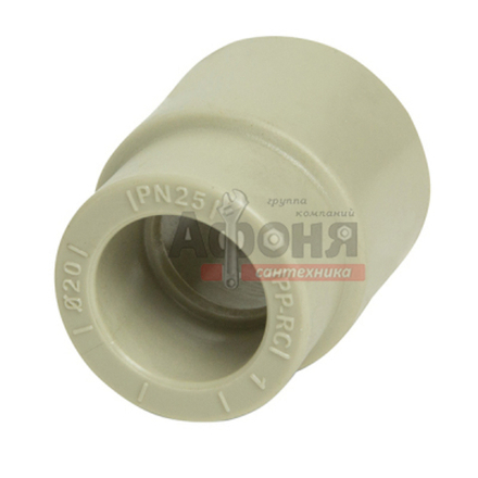 Муфта переходная 32/20 нар/вн VRT® СЕРЫЙ (Россия)