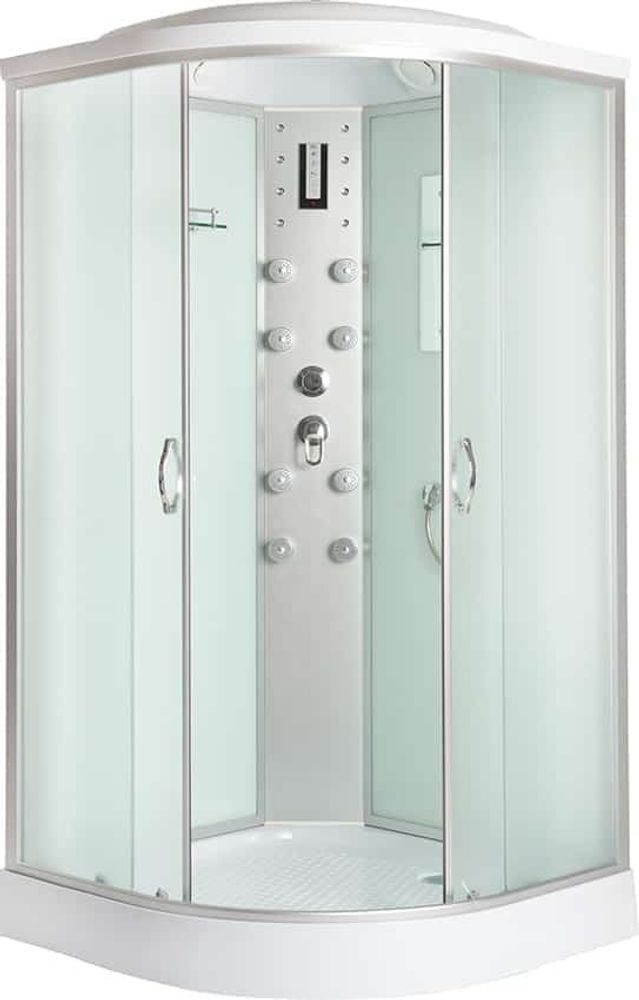душевая кабина ER4509P-C3 900*900*2149 низкий поддон , светлое стекло