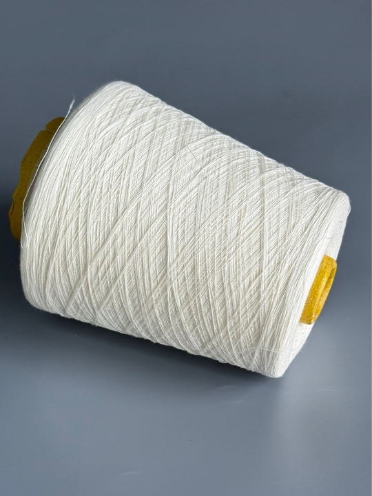 Пряжа Emilcotoni SPa Real Silk (2/56000) 2800 м/100 гр (80% пима хлопок, 20% шелк), белый
