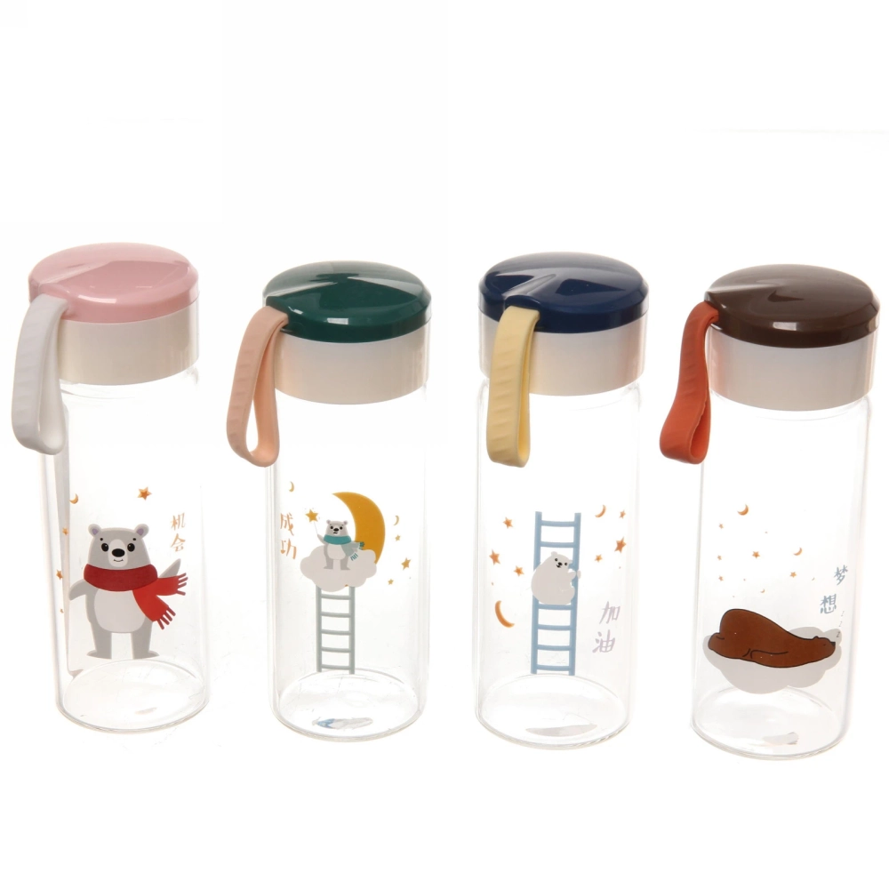 Бутылка питьевая стеклянная 320мл «Полярный Мишка»