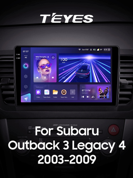 Teyes CC3 2K 9"для Subaru Outback, Legacy 2003-2009
