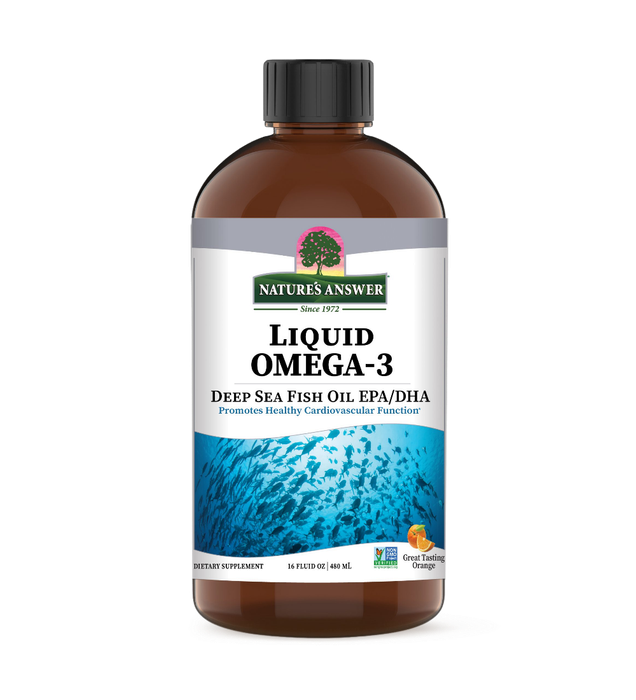 Омега-3 в жидкой форме, Nature&#39;s Answer Omega 3 Liquid, 480 мл