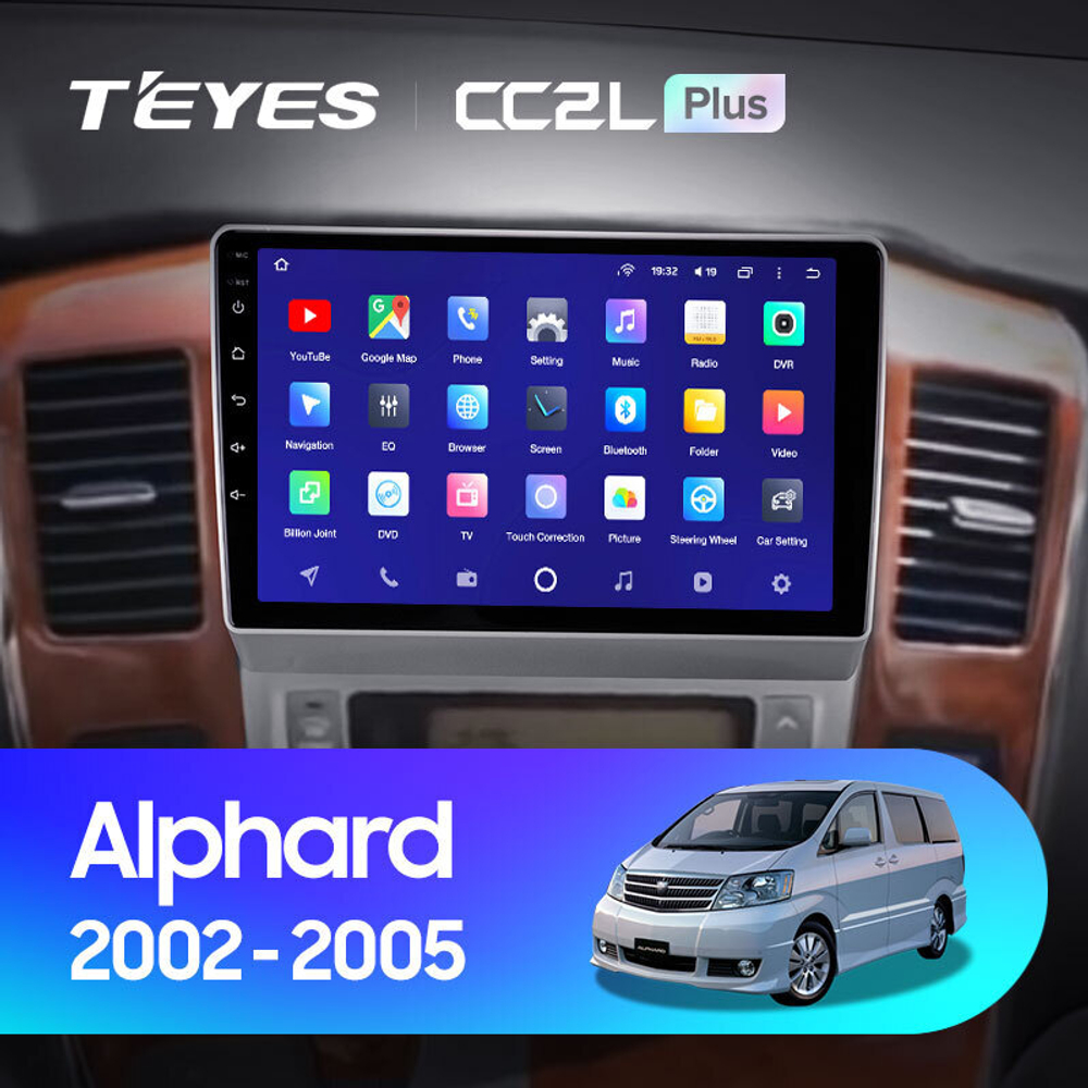 Teyes CC2L Plus 9" для Toyota Alphard 2002-2005