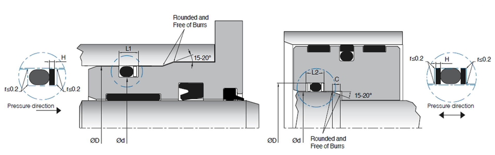 A401-095 Опорное кольцо 95-100-1,3