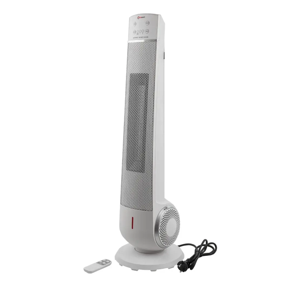 Тепловентилятор электрический поворотный(220V,2200W,S обогрева 22м?,защита от перегрева+пульт ДУ) FORCEKRAFT FK-FH20
