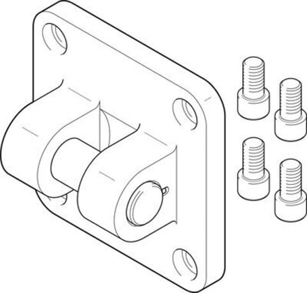 SNG-200 Фланец с осью