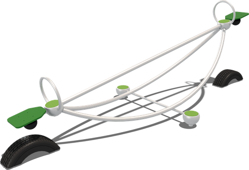 Качалка Лодочка (серия Papercut)