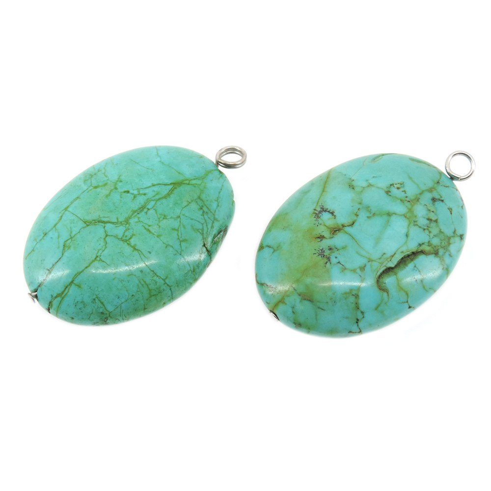 Кулон "Имитация" бирюза