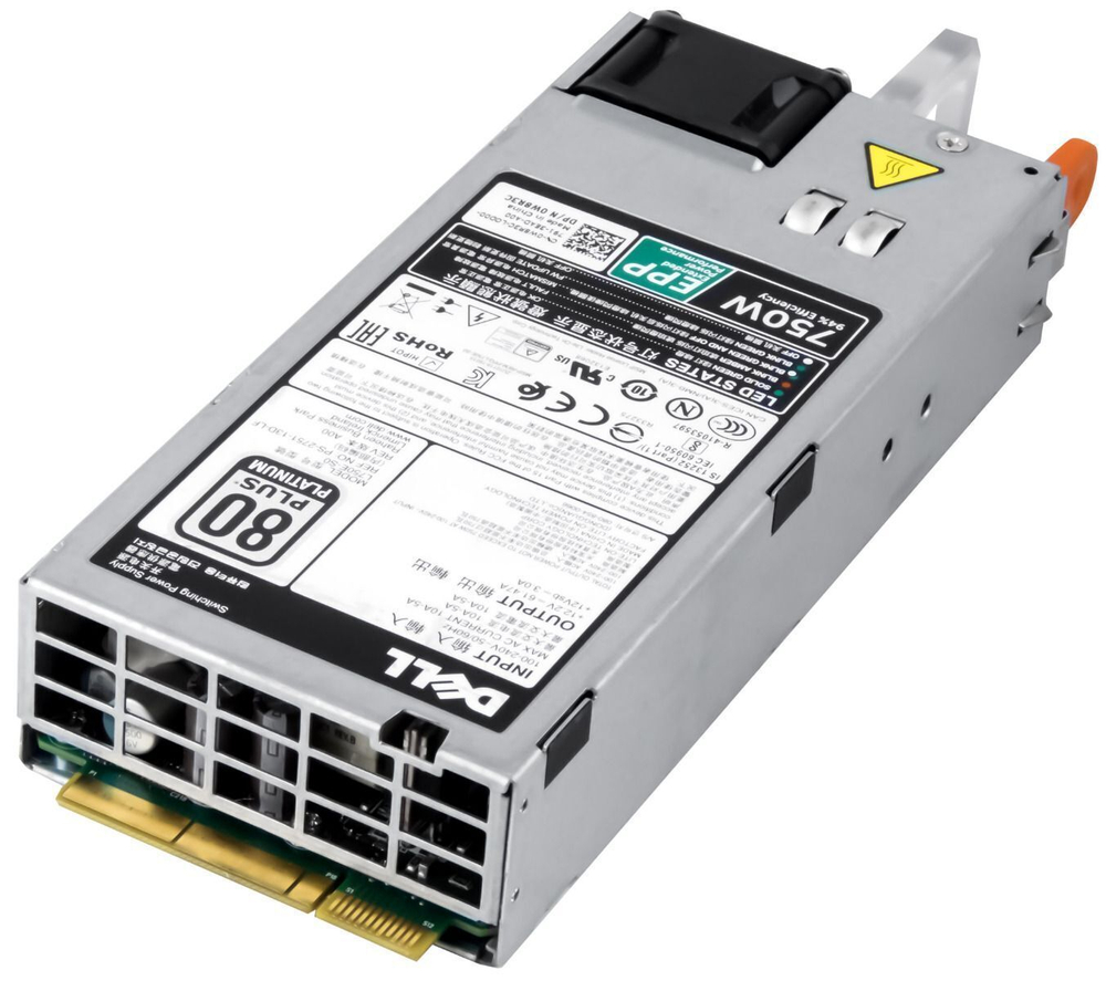 Блок питания Dell 750W EPP 80 Plus HotSwap Power Supply For PowerEdge R730 R630 R640 R740 5NF18 6W2PW G6W6K