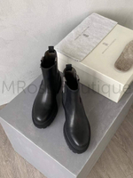 Кожаные ботинки челси Brunello Cucinelli с петлями Мониль