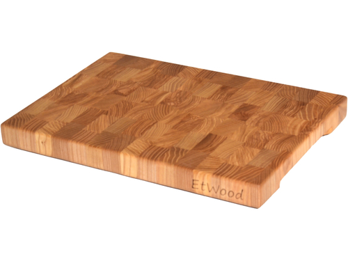 Торцевая разделочная доска 35x25x3 см. ясень, арт. 061