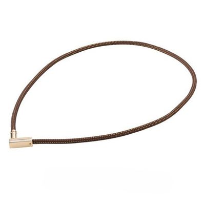 Ожерелье PHITEN RAKUWA NECKLACE MG CHOPPER SQUARE серебряно-золотое
