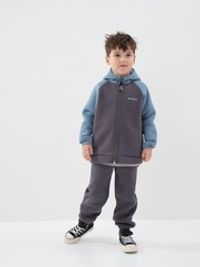 Толстовка Колор блок "Графит" утепленная