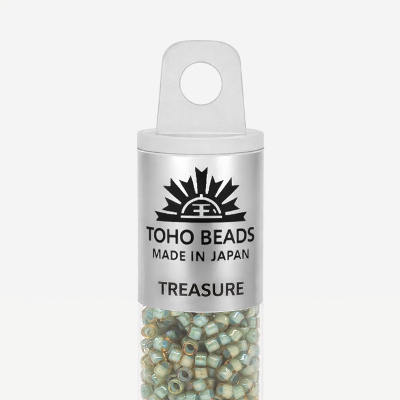 Японский бисер TOHO Treasure (№952), окрашенный изнутри прозрачный