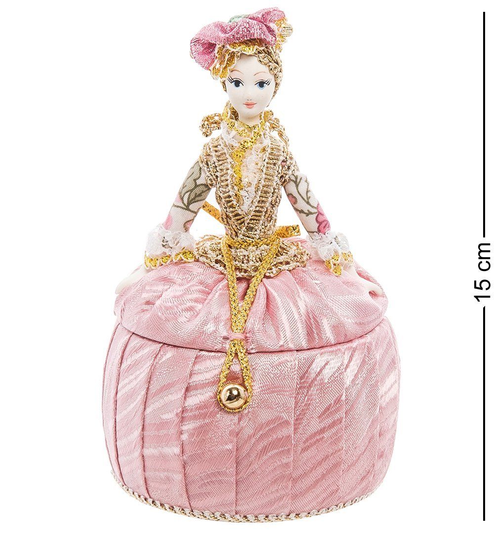 Народные промыслы RK-732/ 5 Кукла-шкатулка «Дама в вечернем платье»