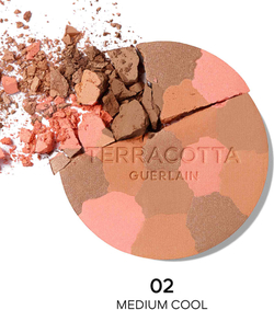 GUERLAIN Terracotta Light - Розово-светящий бронзирующий порошок, который можно наполнить оттенок 02 Medium Cool, 10 g