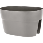 Ящик балконный пластиковый 12л 40*26*22 Villa de Fiori двусторонний с фиксаторами французский платан