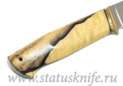 Нож авторский S125V Мокуме Лунный Эбенфотография - 5