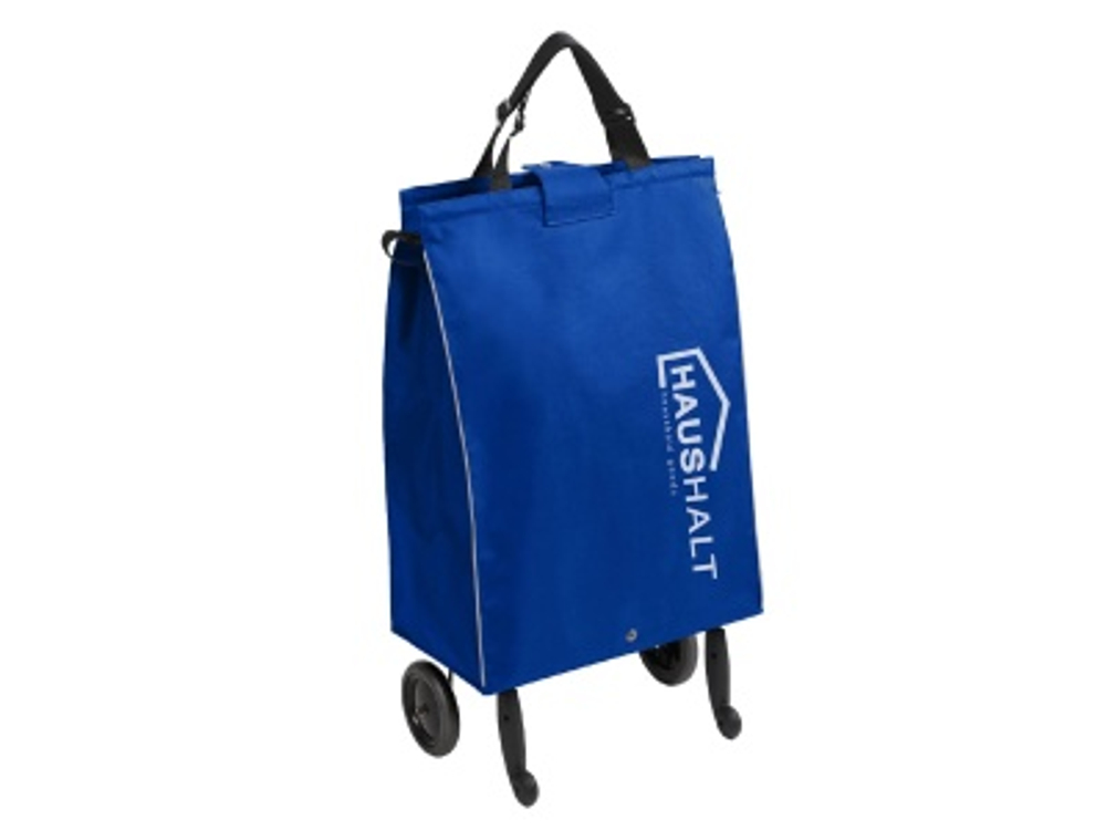 Сумка хозяйственная на колесах Haushalt 68 х 38 х 23,5 морская волна