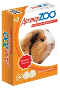 Лакомство ДОКТОР ZОО мультивитаминное с биотином для морских свинок 60 шт.