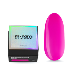 Monami Smart Neon Gel - Гель жесткий моделирующий Фуксия 01, 15гр