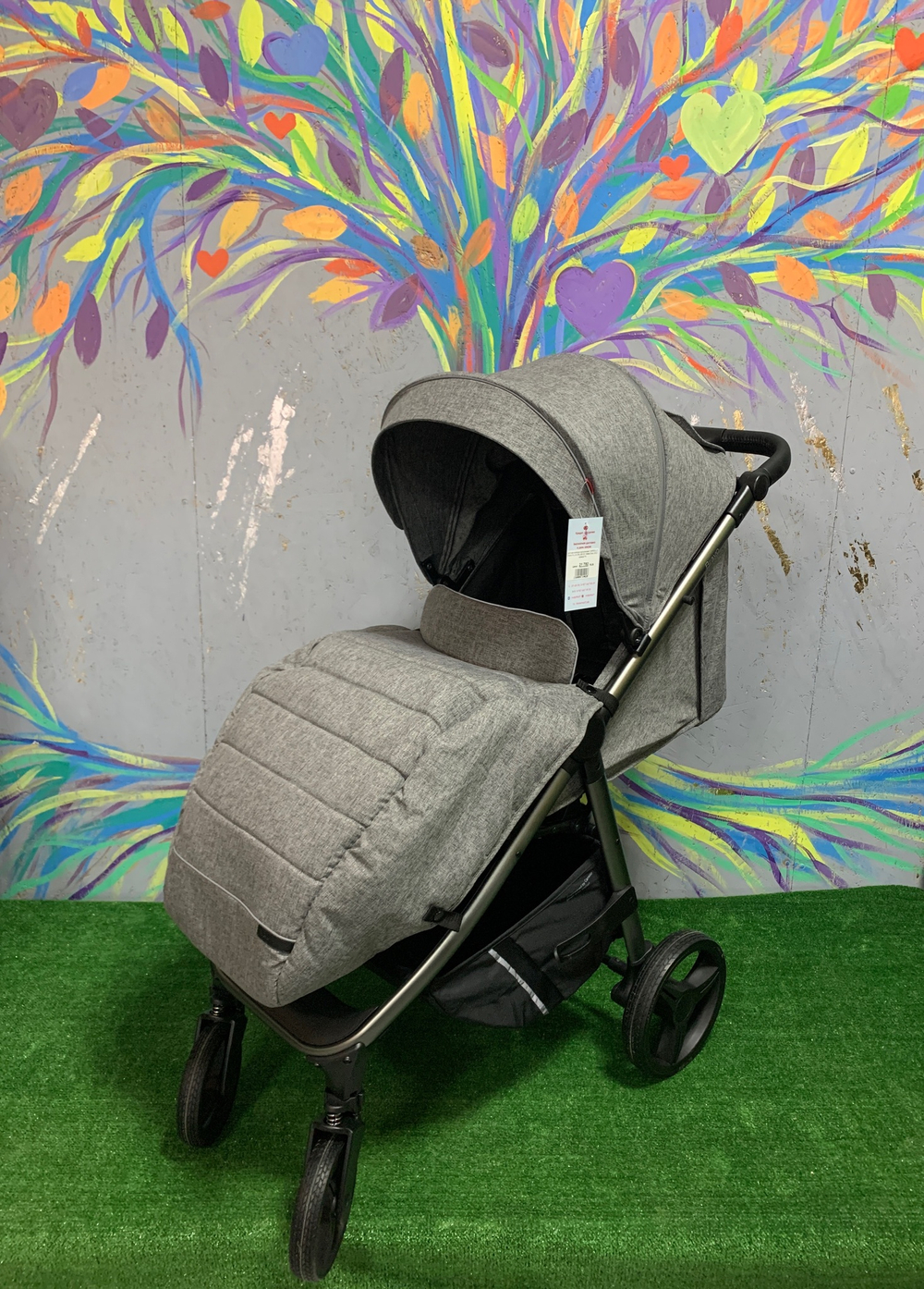 Детская коляска прогулочная CARRELLO Bravo PLUS CRL-8512/1 Metal Grey 2022 колеса PU