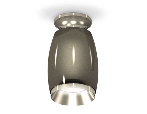 Комплект накладного светильника Ambrella light Techno Spot XS1123040 DCH/PSL черный хром/серебро полированное (N6903, C1123, N7032)