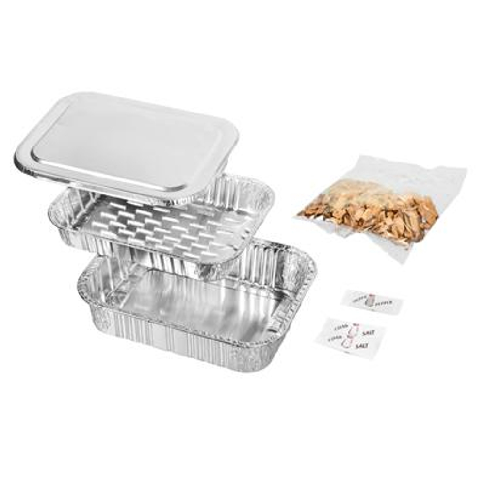 Коптильня однораз.Boyscout 20х15см щепа ольх.,соль,чер.перец