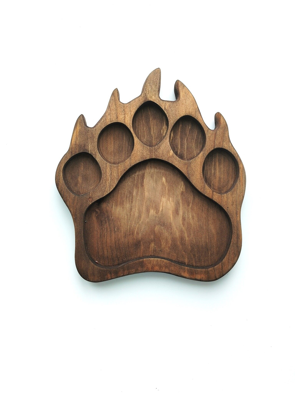 Деревянная шотница для подачи из кедра с 5 стопками