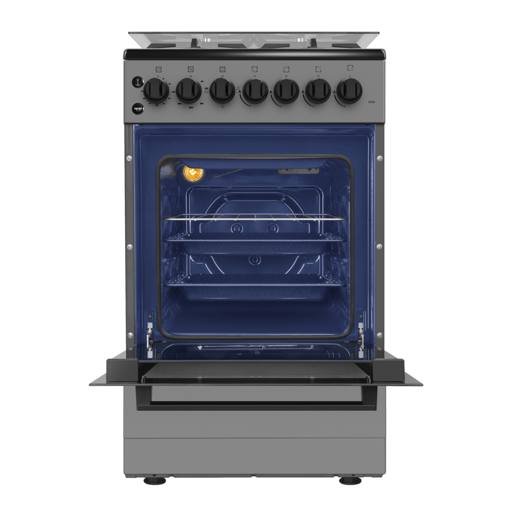 Газовая плита с электрической духовкой MAUNFELD MGC50ECGR02