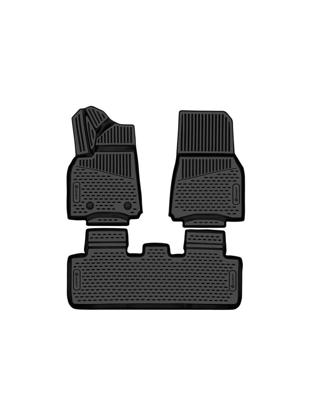 Коврики в салон для TESLA Model Y (I) Long Range Dual Motor Electro AT 2021- Европа, 3шт. (полиуретан) ELEMENT3DA59049210K