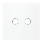 Накладка для розетки телевизионной оконечной TV+SAT, S70 (белый матовый)