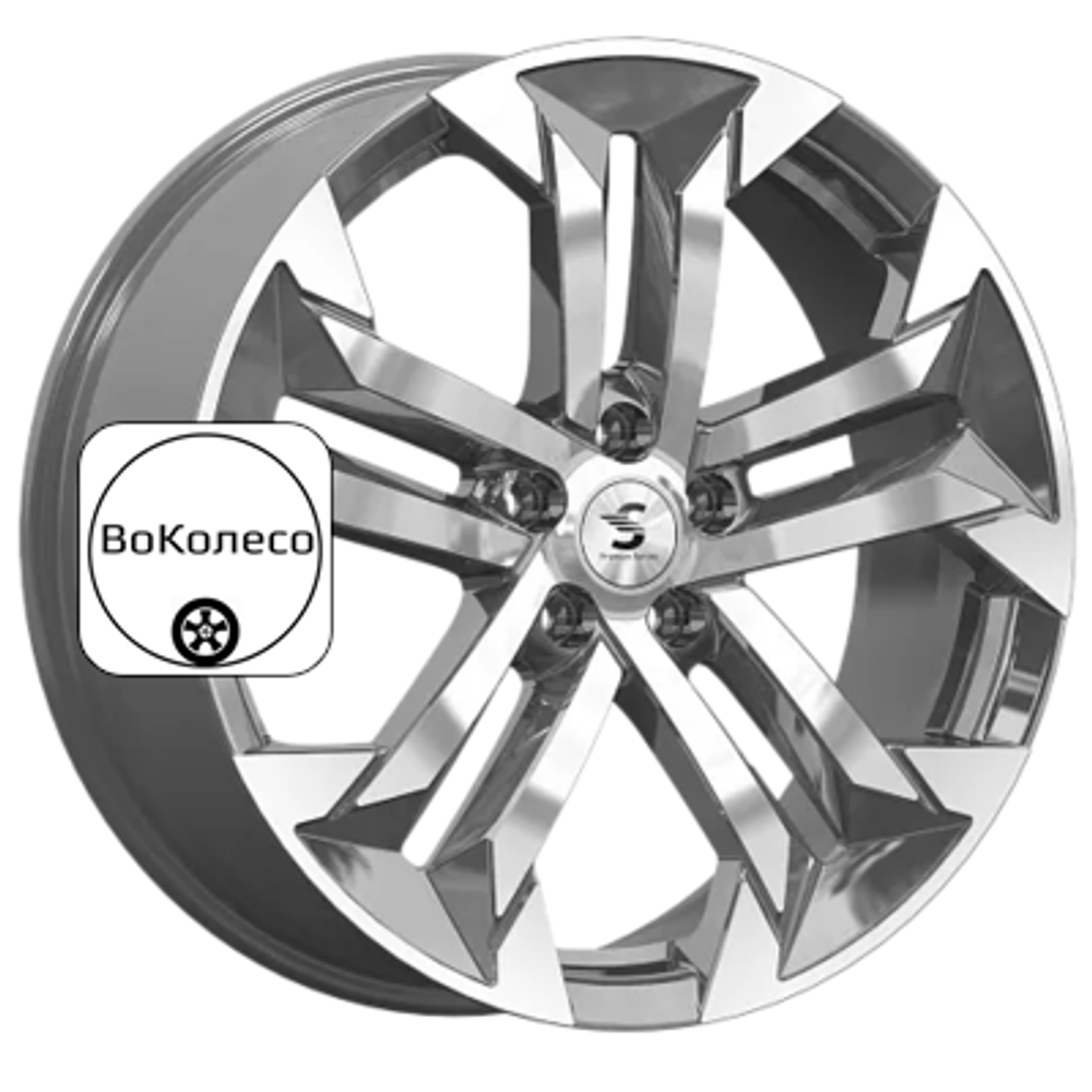 7,5x19/5x114,3 ET49,5 D67,1 КР015 (Sorento/Santa Fe) Diamond Gloss Graphite Premium Series