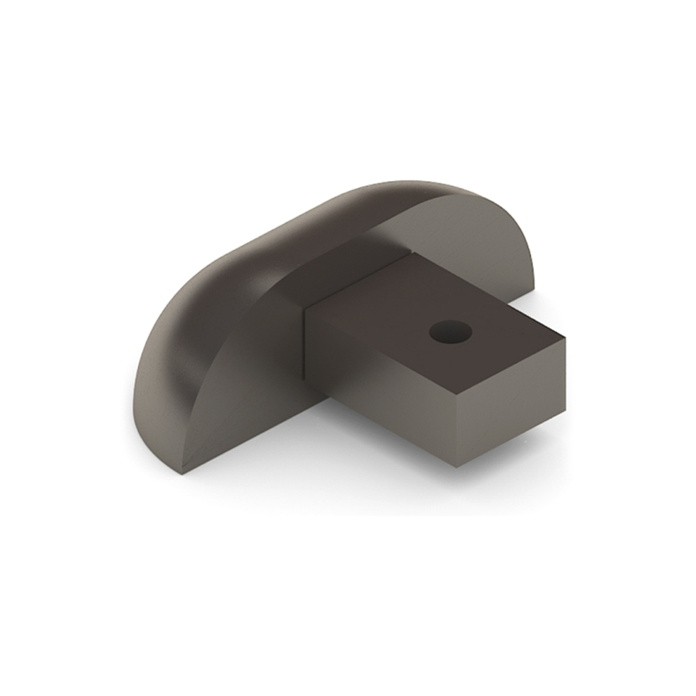 Заглушка для однополозной нижней направляющей, бронза (AL) (AS0030) Aristo