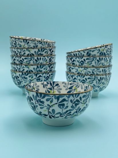 Пиала 11х6 см. "Япония" синий декор