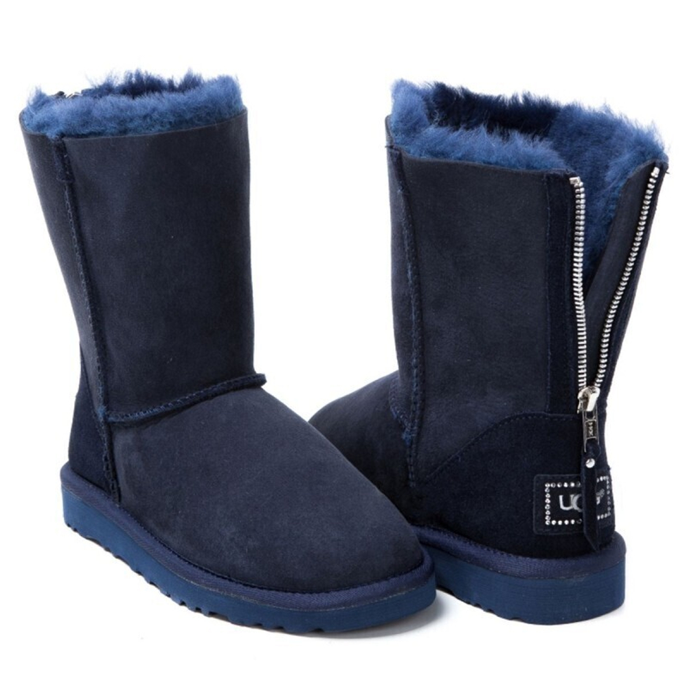 Угги Short Zip Navy