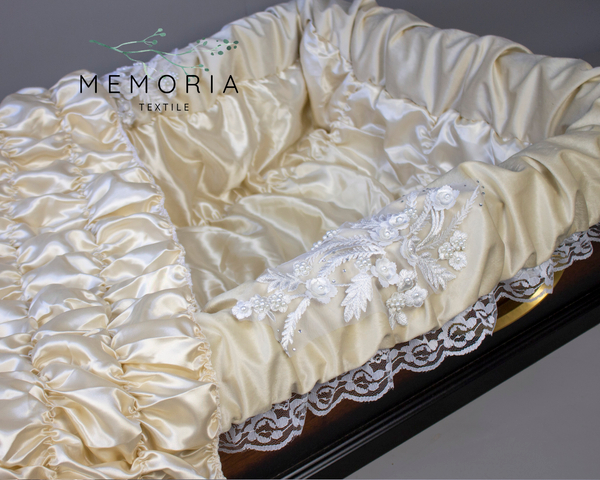 Постель ритуальная "Майя" шампань