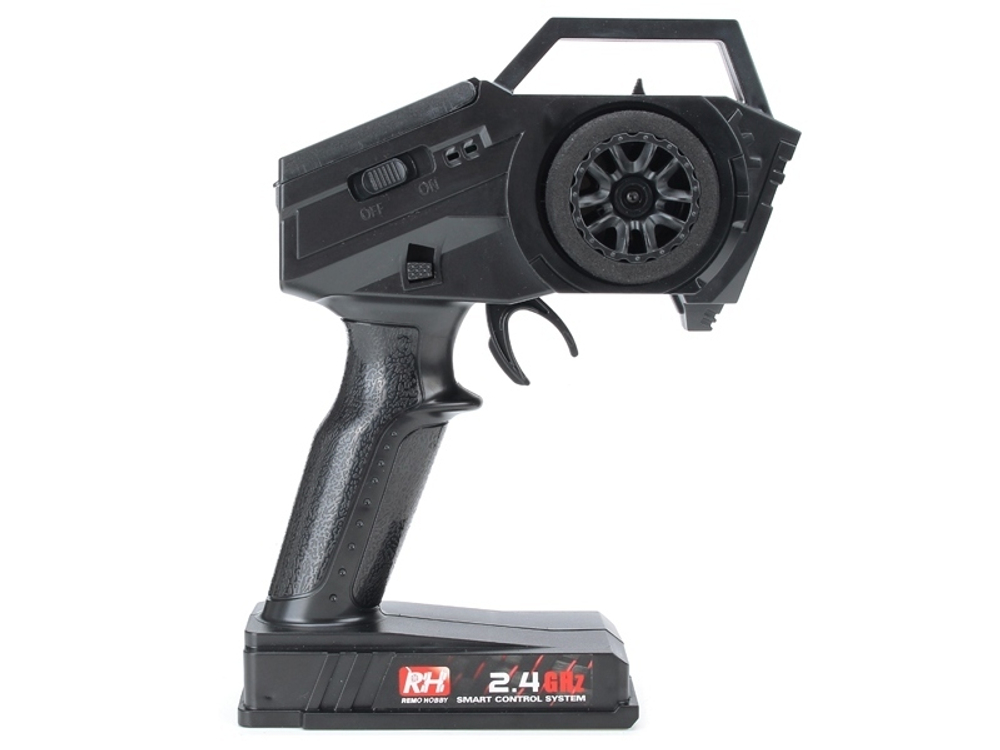 Передатчик Remo Hobby E9911v2 2.4G для автомоделей 1/16, совместим с коллекторным регулятором, 3 канала, 4 батарейки AA