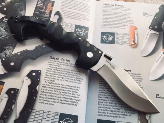 Складной нож Cold Steel 21ST Spartan c клинком из стали AUS-10A, рукоять Grivory (Griv-Ex)