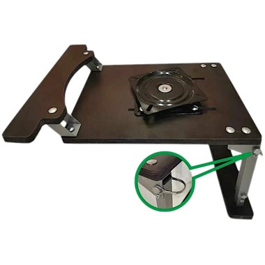 Опора Сиденья Патриот регулируемая на лик-трос с фанерным основанием с поворотным механизмом с занижением