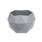 Кашпо "Топаз" (0,45л.) Цв. Серый жемчуг