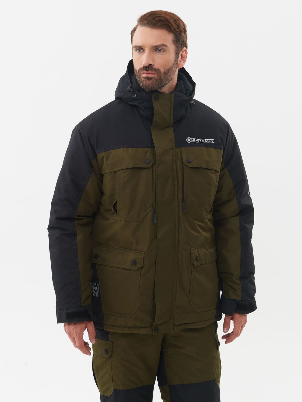 Костюм зимний Канада ткань Оксланд цвет Хаки/Черный