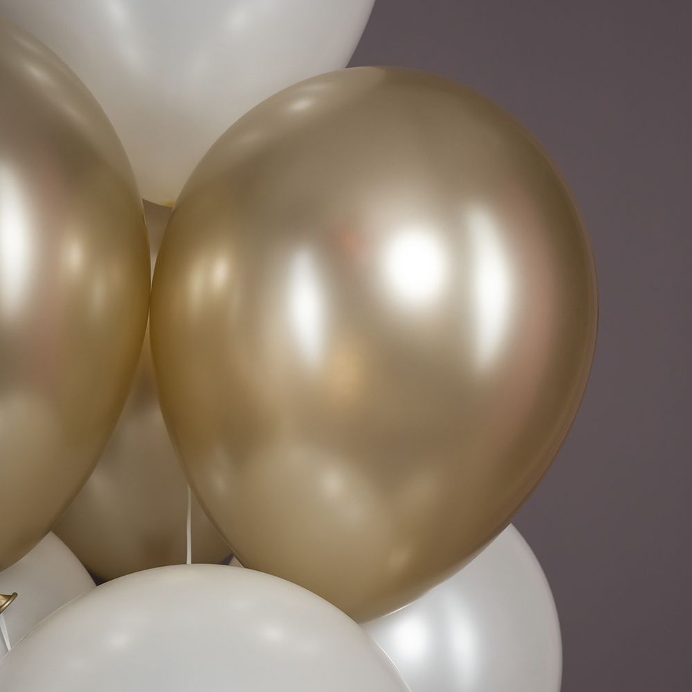 Шар (12''/30 см) Золотой Песок (870), шелк, 12 шт.