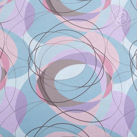 Полуторный комплект постельного белья Вальс бязь Премиум наволочки 70x70 см