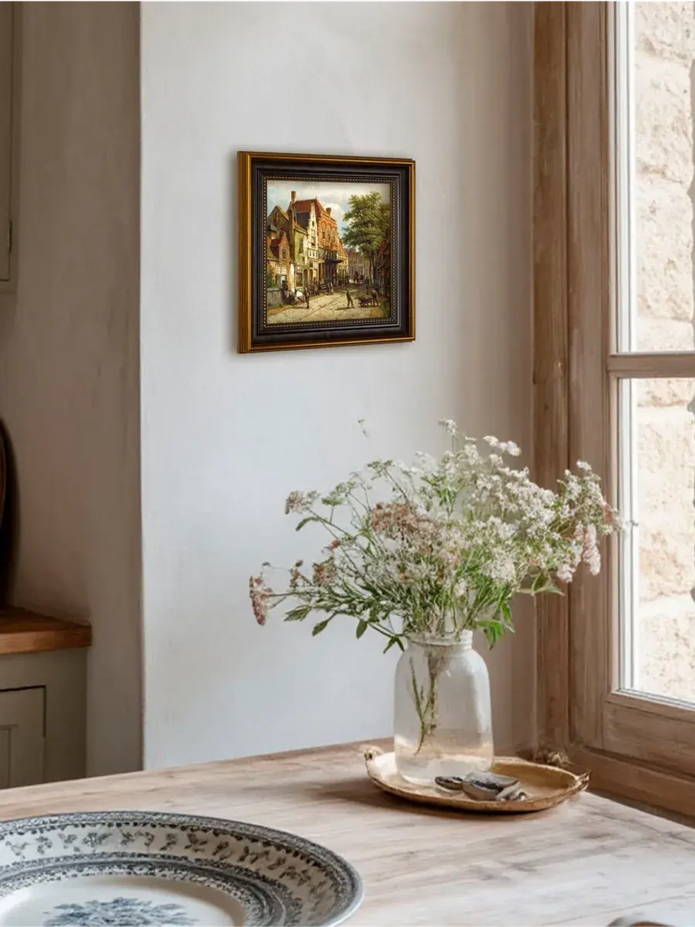 Картина серии "Голландия" настенная для интерьера 26*26 см